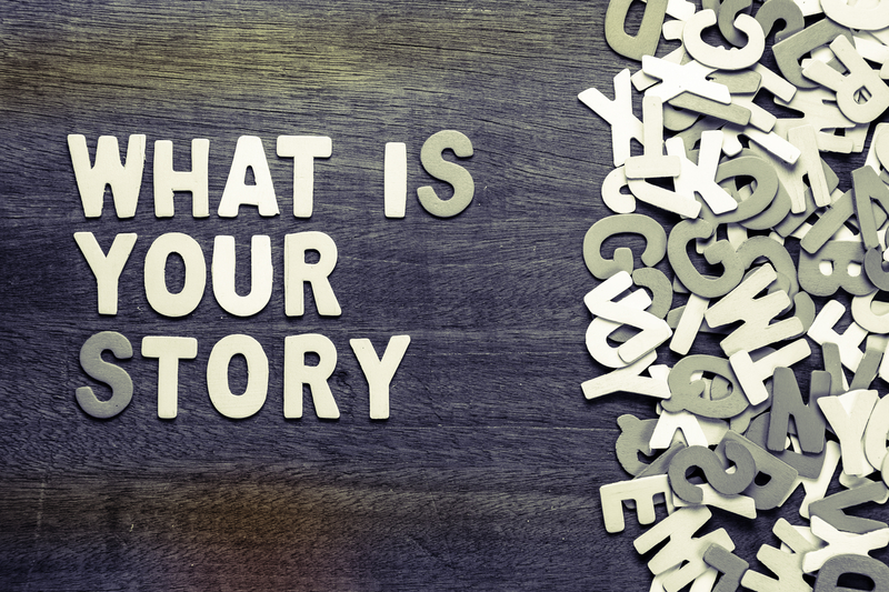 What is a branding agency — letterpress blocks spelling out "What Is Your Story"